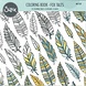 Coloring book by Jen Long, Vossen Verhalen Coloring book by Jen Long, Vossen Verhalen