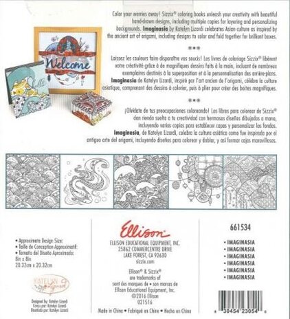 Coloring book by Katelyn Lizardi, Imaginasia Coloring book by Katelyn Lizardi, Imaginasia