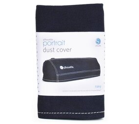 Silhouette Portrait Dust Cover - Navy Silhouette Portrait Dust Cover - Navy