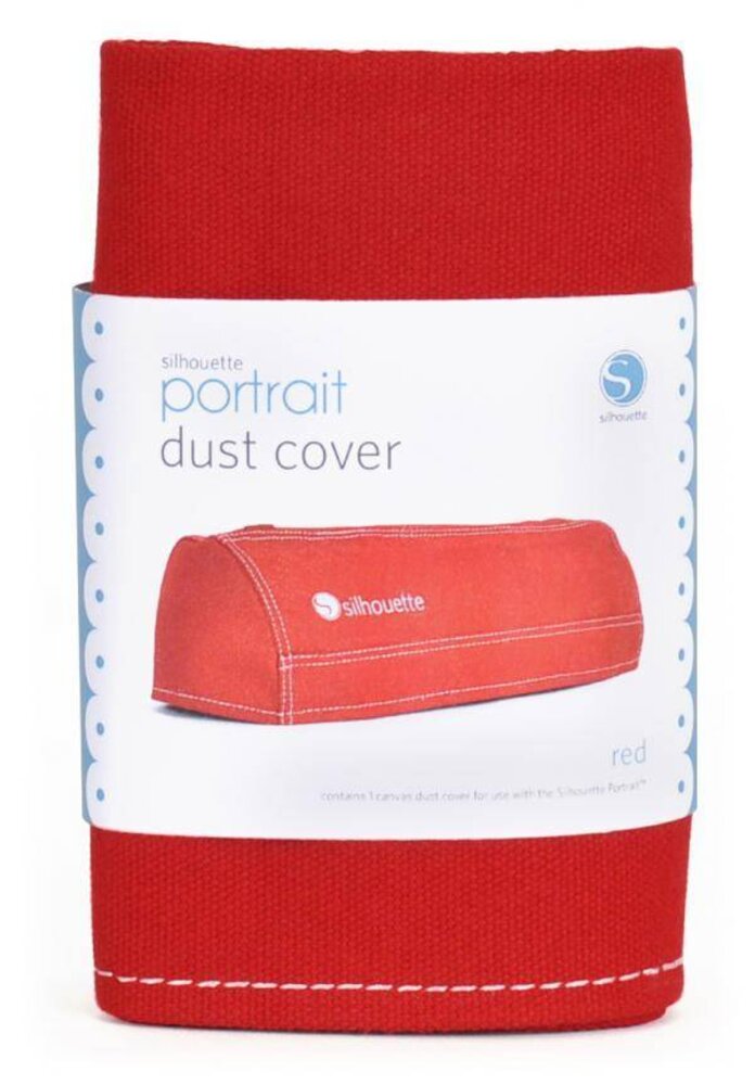 Silhouette Portrait Dust Cover - Red Silhouette Portrait Dust Cover - Red