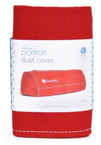 Silhouette Portrait Dust Cover - Red Silhouette Portrait Dust Cover - Red
