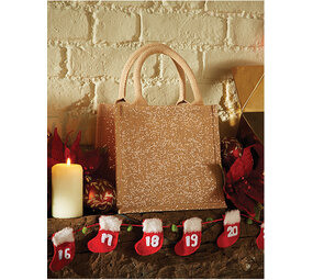 Shimmer Jute Mini Gift Bag Shimmer Jute Mini Gift Bag