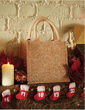 Shimmer Jute Mini Gift Bag Shimmer Jute Mini Gift Bag