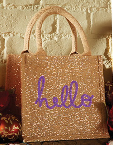 Shimmer Jute Mini Gift Bag Shimmer Jute Mini Gift Bag