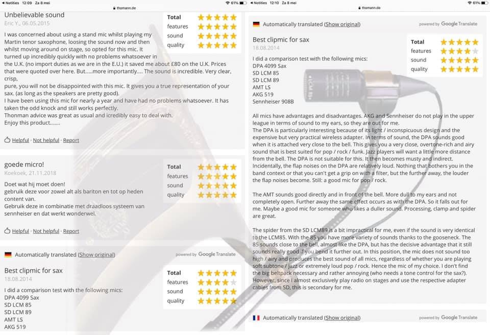 LCM85 for Wind and Brass instruments