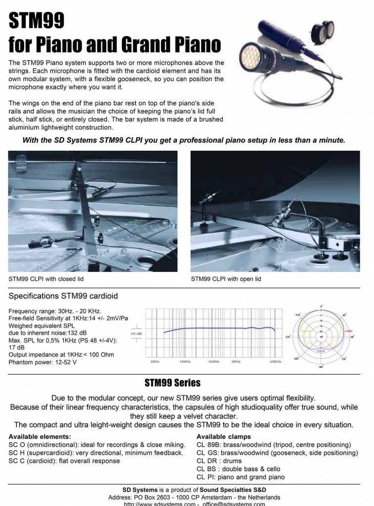 Piano System CLPI for STM99x2