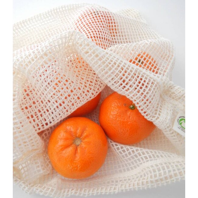 Mesh bag L (30x40cm) - GOTS