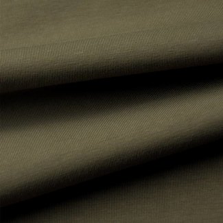 Single jersey stretch - 30/1 heavy - burnt olive - GOTS