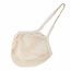 Net bag with long handles - natural white - GOTS