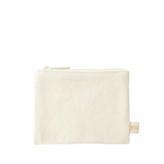 Makeup Bag Made With Organic Cotton Cosmetic Zipper Pouch 