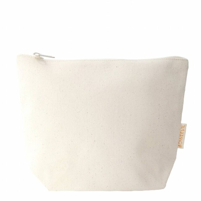 Cosmetic bag M - natural white - 24x18x9cm