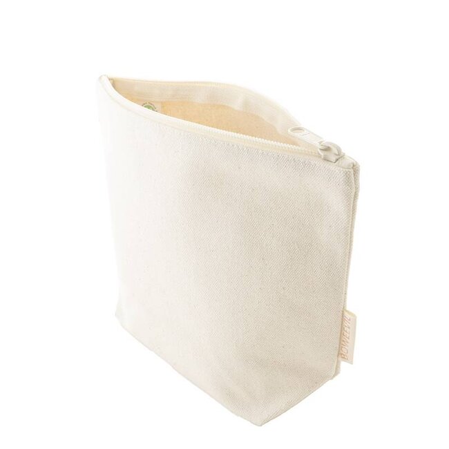 Toiletry bag M (24x18x9cm) - natural white  - GOTS