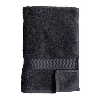 Beach towel 100x180cm - Anthracite - GOTS