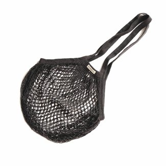 Net bag with long handles - anthracite