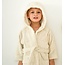 Bathrobe for children - natuarl white - GOTS
