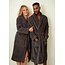 Bathrobe - anthracite - GOTS