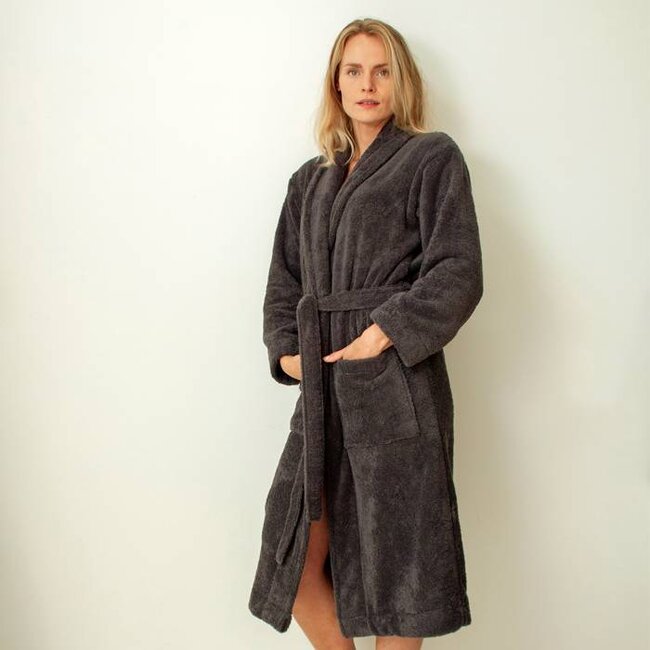 Bathrobe - anthracite