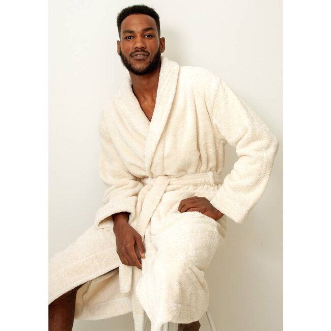 Bathrobe - natural white