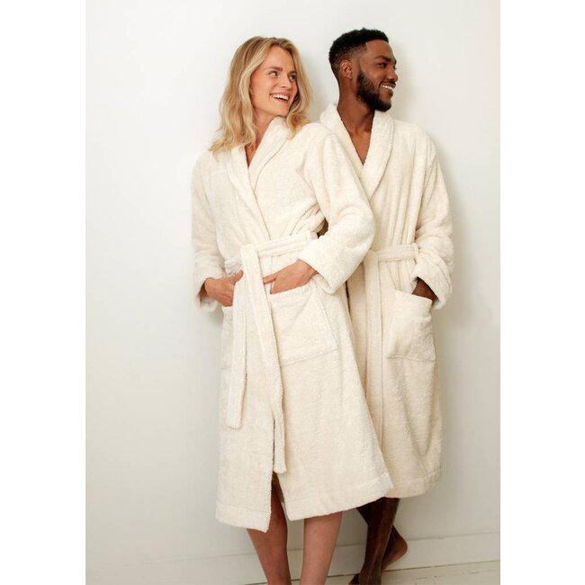 Bathrobe - natural white