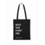 Example - personalized message on tote bag