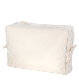 Cosmetic bag - natural white