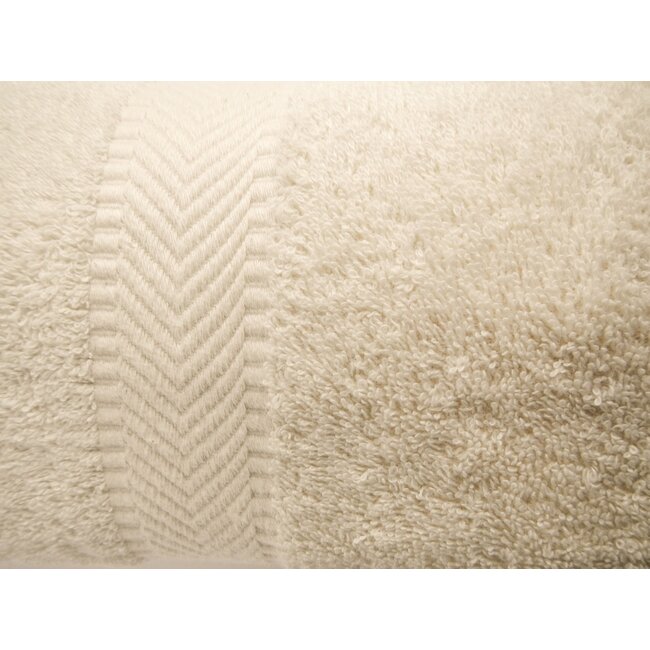 Handdoek 50x100cm - natural white - GOTS