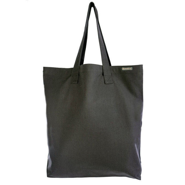 Shopper tote XL (50 x 50cm ) - anthracite - GOTS