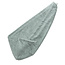Hair towel 70x25cm - mineral green - GOTS