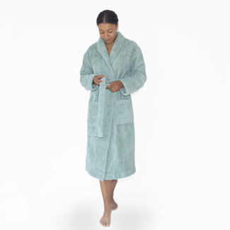 Bathrobe - mineral green - GOTS