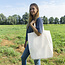 Shopper tote XL (50x50cm) - natural white - GOTS