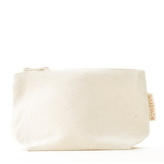 Make-up bag S - natural white - GOTS