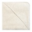 Babybadetuch mit Kapuze 90x90cm - naturweiss - GOTS