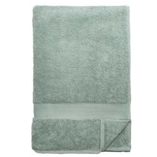 Beach towel 100x180cm - mineral green  - GOTS