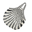 Net bag bicolour - black & white - GOTS
