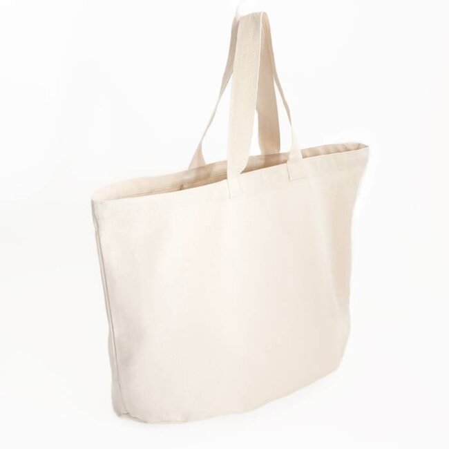 806 GRS tassen Beach bag - natural white - 60x38cm - recycled cotton