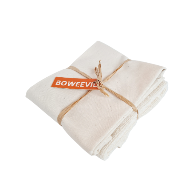 Set of a tea towel and kitchen towel