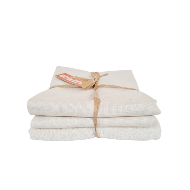 Shop LC Kitchen Towels Dish Cloths, Set of 24, 100% Cotton