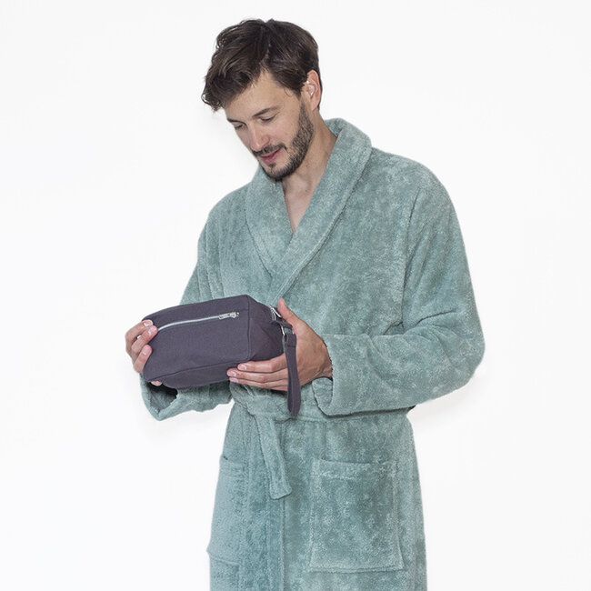 Rectangular toiletry bag M - anthracite