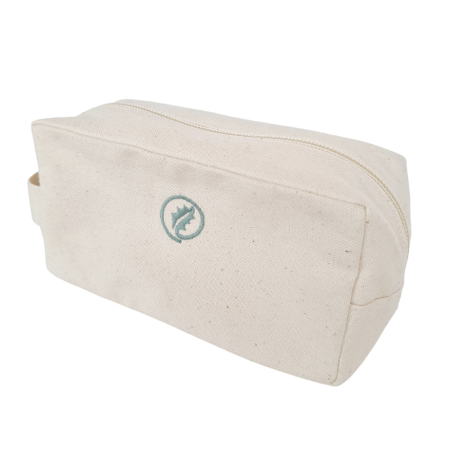 Example - embroidery on toiletry bag