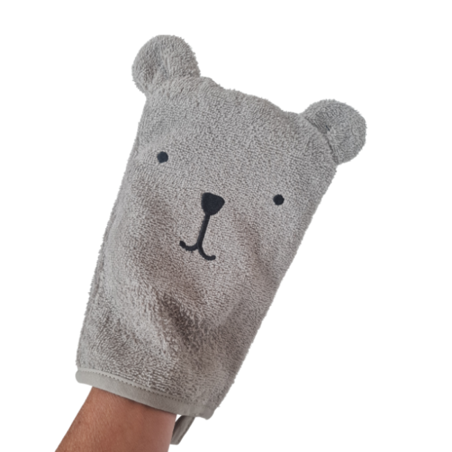 Example - Washcloth bear motif