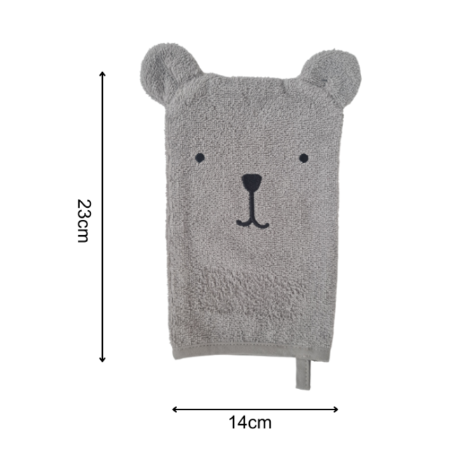 Example - Washcloth bear motif