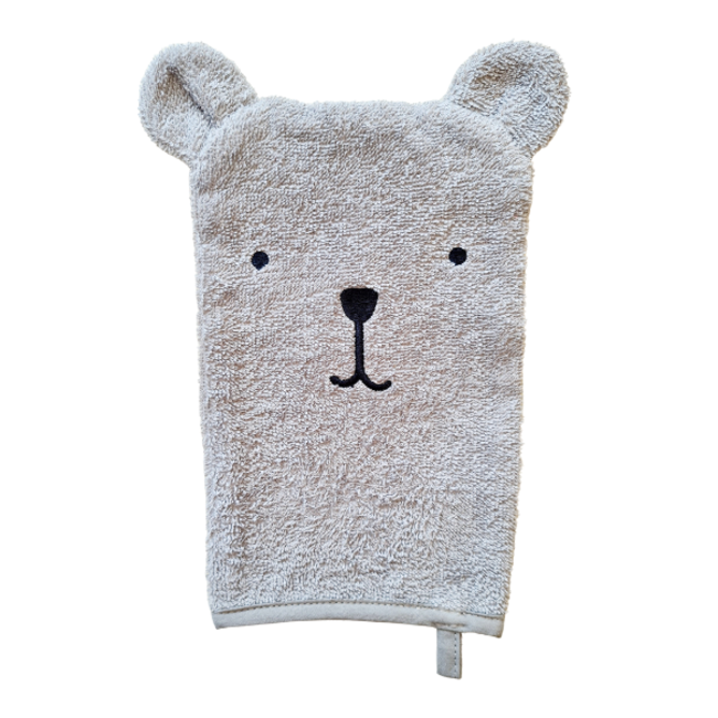 Example - Washcloth bear motif