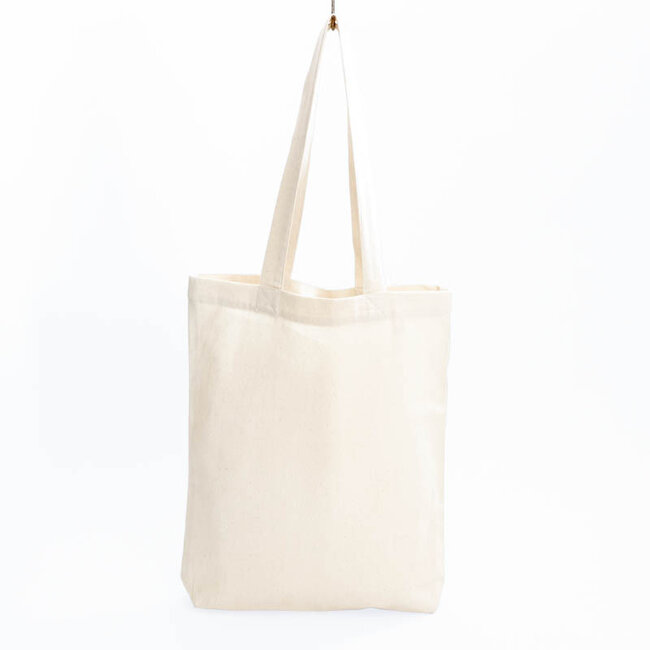 Example - personalized message on tote bag
