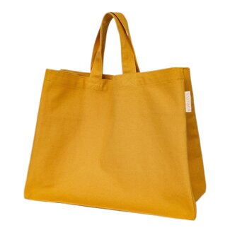 Canvas-Handtasche - Goldgelb