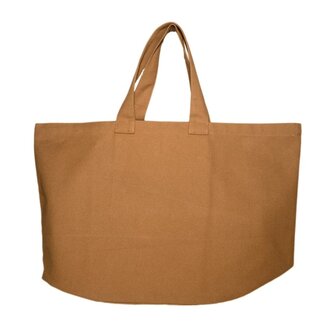 Beach bag - camel - GOTS
