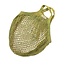 Net bag with short handles - lime