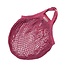 Net bag with short handles - fuchsia pink