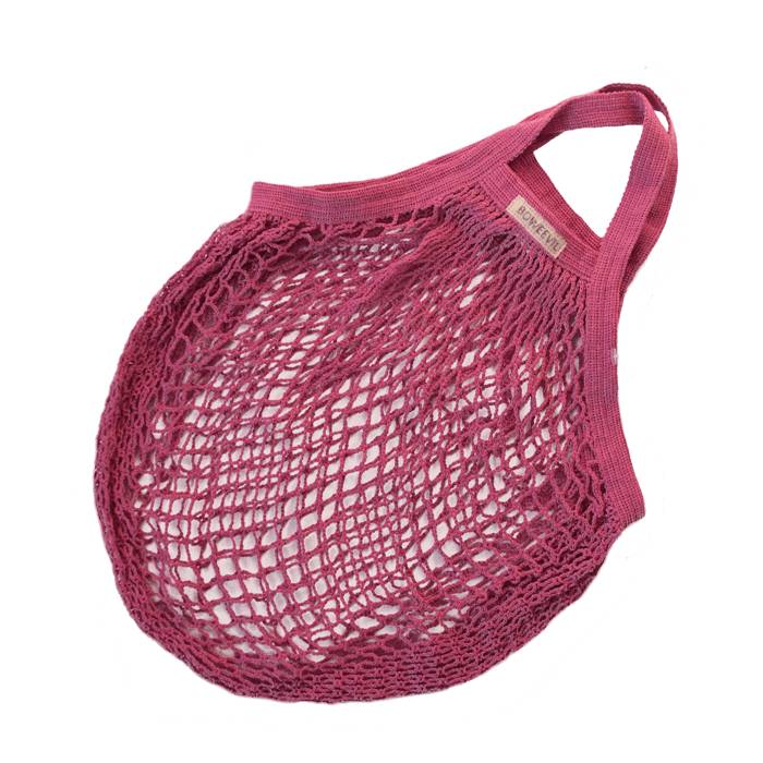 Net bag fuchsia pink