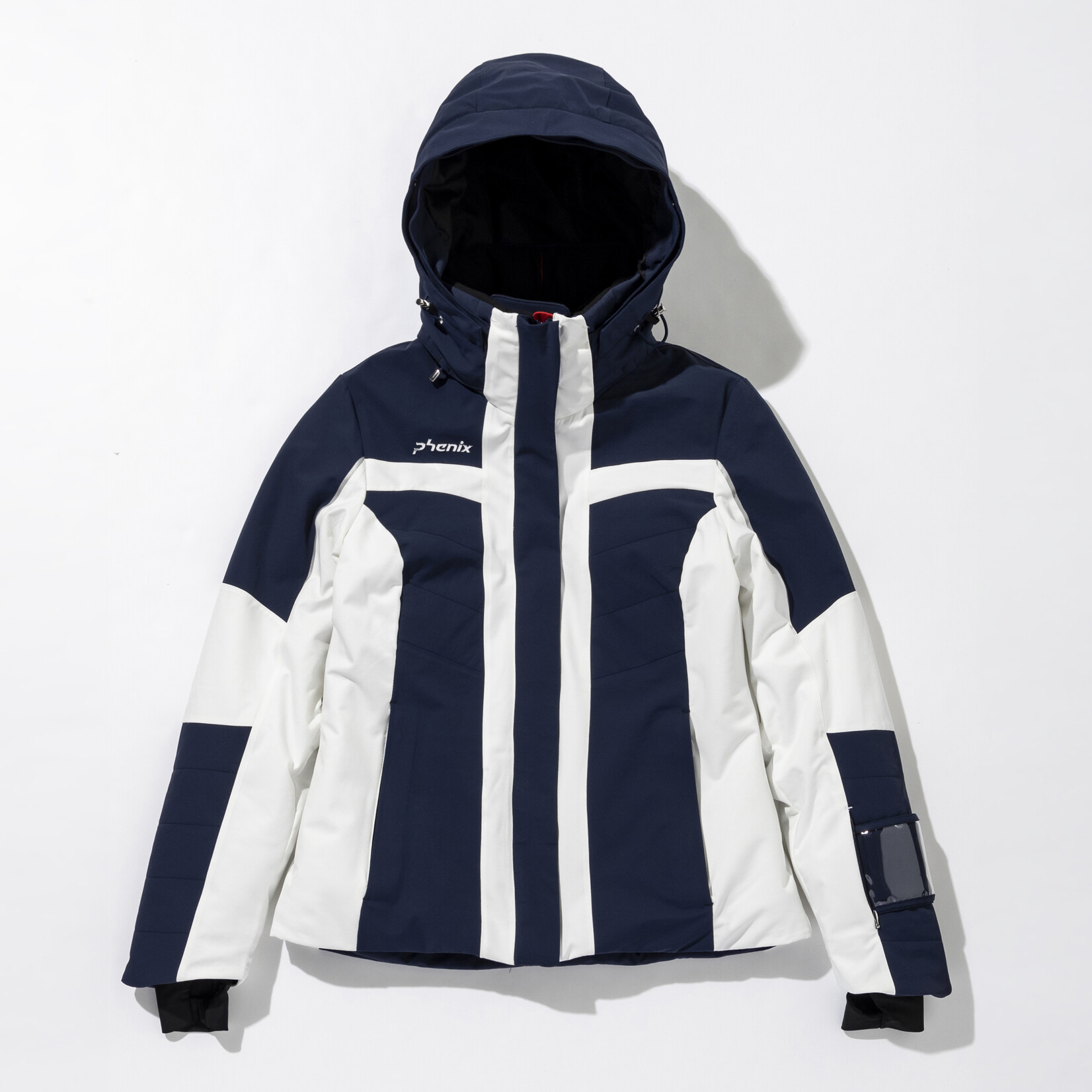 Jacket white navy