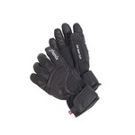 Glove black silver